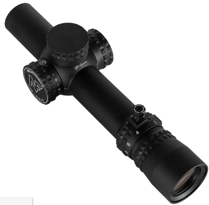 Nightforce NX8 1-8x24mm F1 Capped – T.REX ARMS
